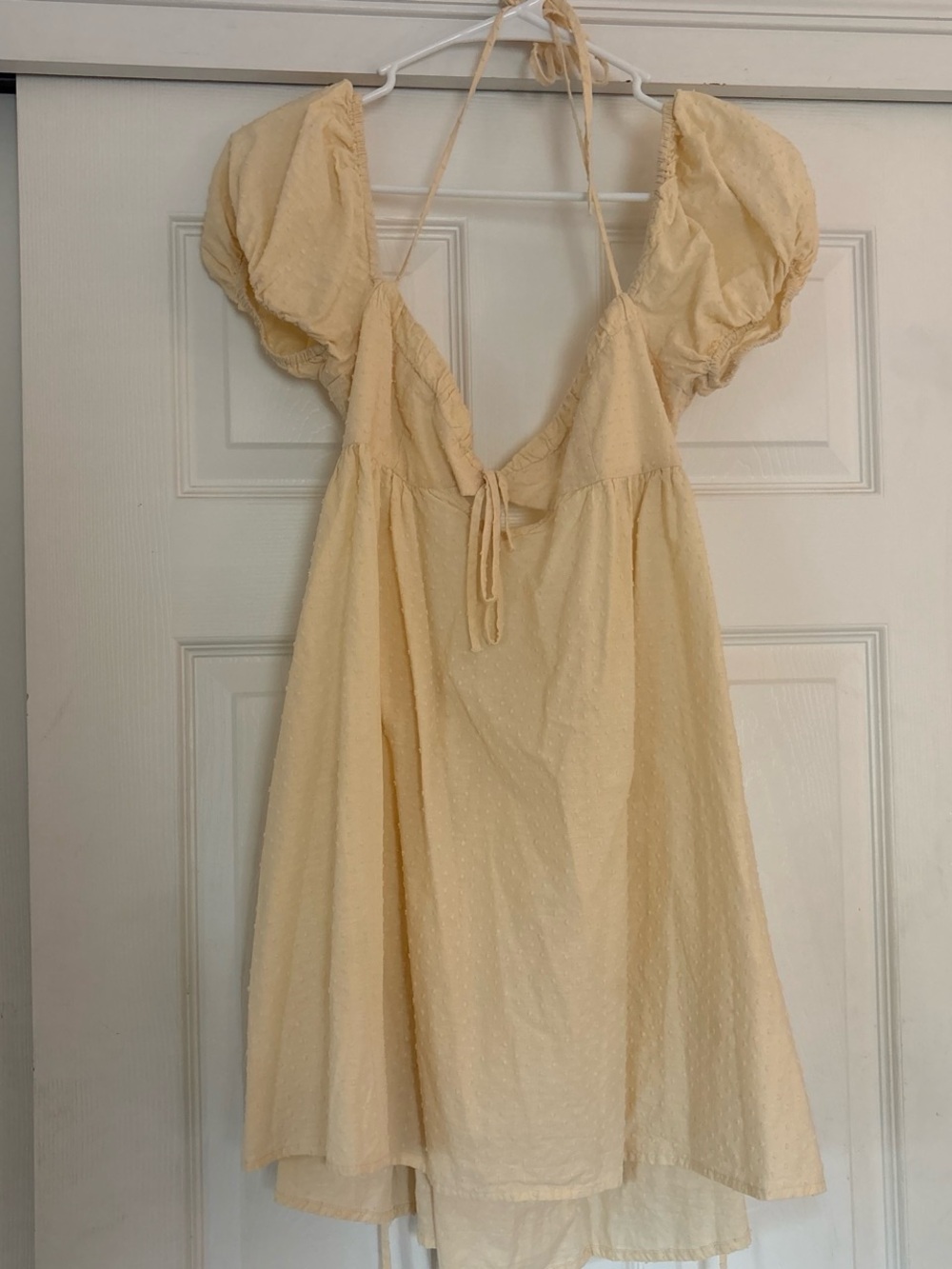 Lucy in the sky yellow mini dress